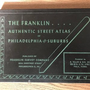 Vintage Street Atlas of Philadelphia + Suburbs
